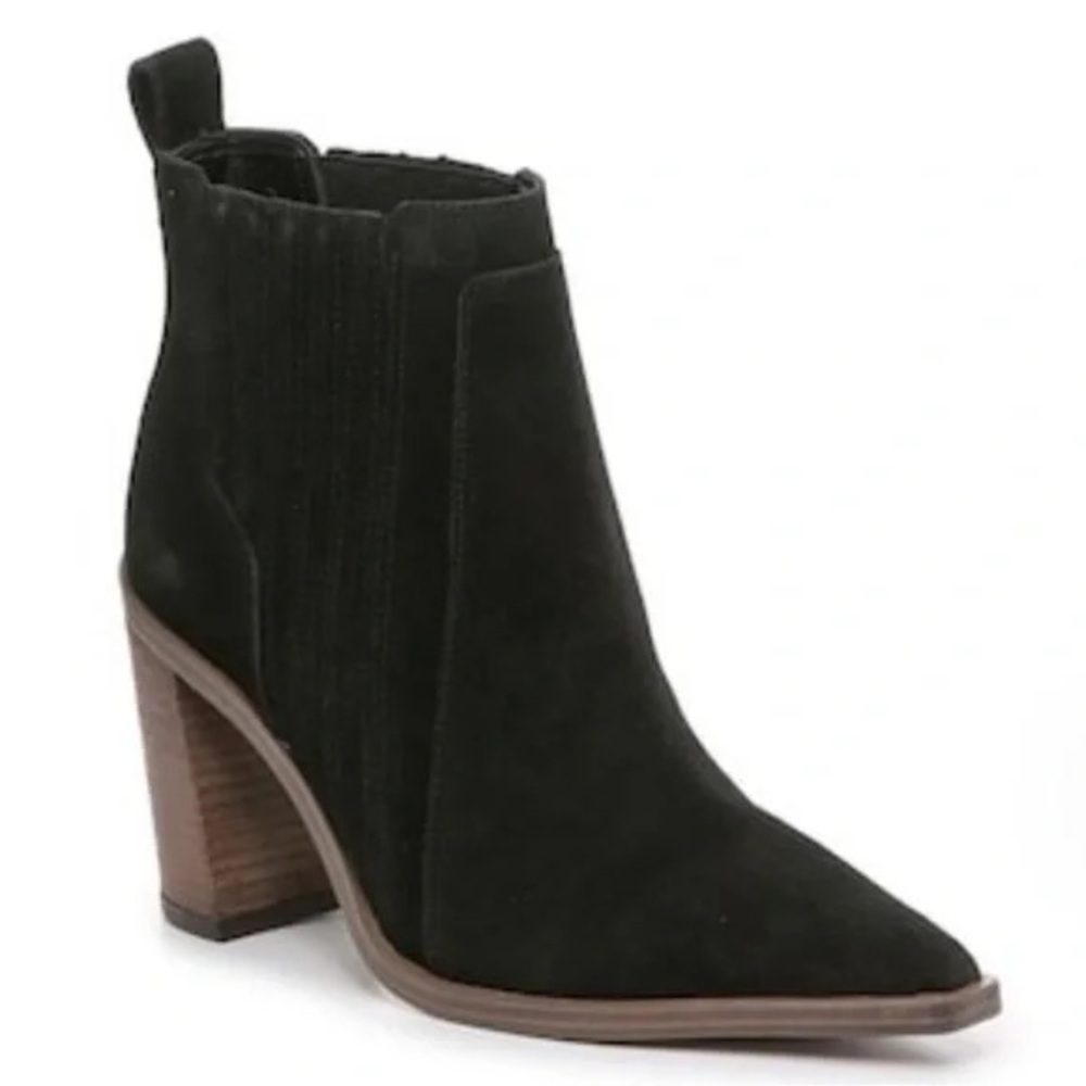 Vince Camuto Black Suede Ankle Booties